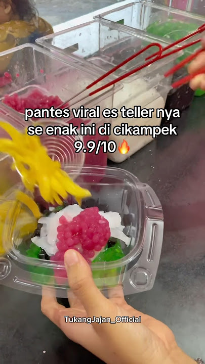 NYOBAIN ES TELER VIRAL DICIKAMPEK TERNYATA ENAK BANGET WAJIB COBAIN NIH‼️#shorts #food #fyp #jajanan