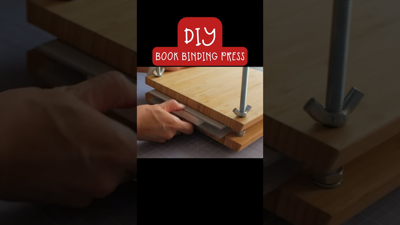 Make your own book binding press 