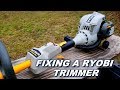 Fixing a Ryobi trimmer that doesn't work.