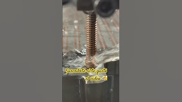 Erosionado de rosca #cncmachine #cnc #edms #cncmill #edm #aluminum #cncsoftware #welding #tornocnc
