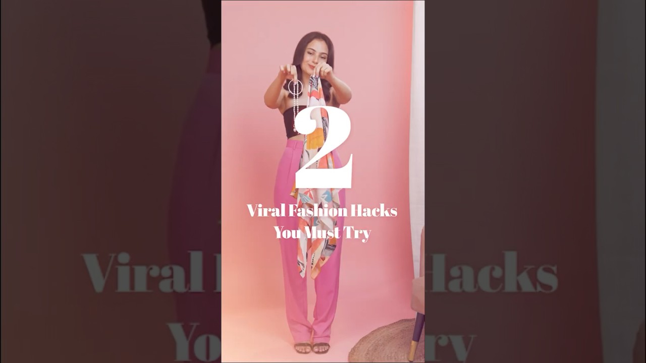 How To Make A Trendy & Stylish Scarf Top? | Viral Women’s Fashion Hacks | Nykaa 