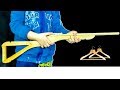 How to make a Gun from a Hanger- Rubber Band Gun