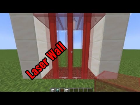How To Build a Laser Wall In Minecraft Java - YouTube