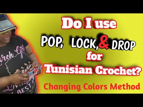 Ask Diva Q&A: Do I use the POP, LOCK AND DROP METHOD for Tunisian Crochet?