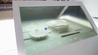 Transparent LCD Showcase