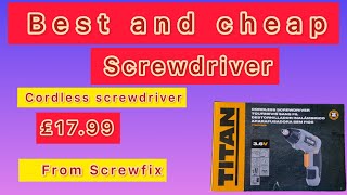 Electric screwdriver 🔥| Titan cordless screwdriver|