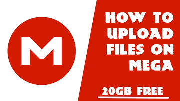 20 GB FREE STORAGE  |MEGA| How to upload files and get the link in MEGA | 20 GB free 🔥