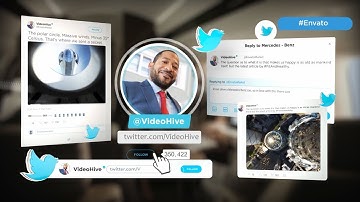 Twitter Promo Tweet Animation - After Effects Template