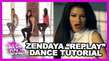 Zendaya "Replay" Inspired Dance Tutorial w/ Courtney Galiano - Clevver Breakdown