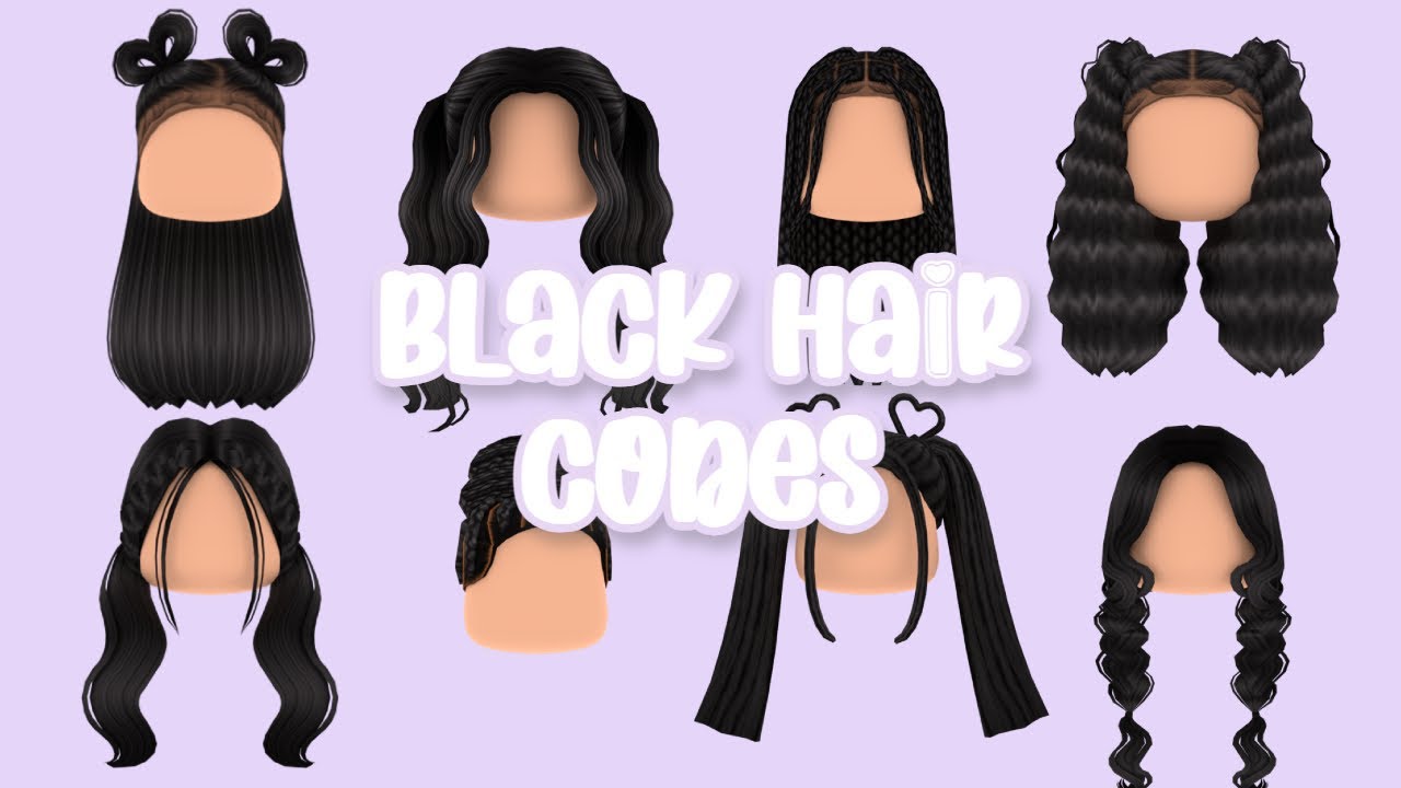 Heavenly Flowy Black Hair Roblox ID Code - Ohana Gamers