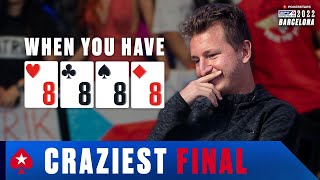 The Most EPIC Heads Up Match at EPT Barcelona ♠️ PokerStars screenshot 4