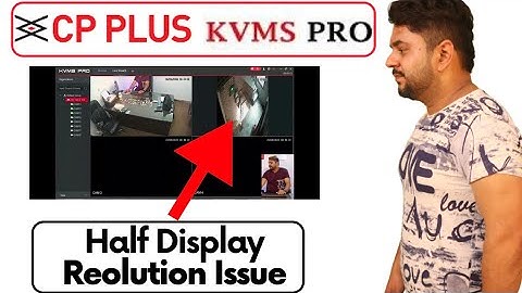 KVMS Pro Half Screen Issue | KVMS Pro Resolution Problem |