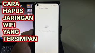 Tips / Tutorial Hapus (Melupakan) Jaringan Wifi Di Android Realme 7 Pro - Forget Network