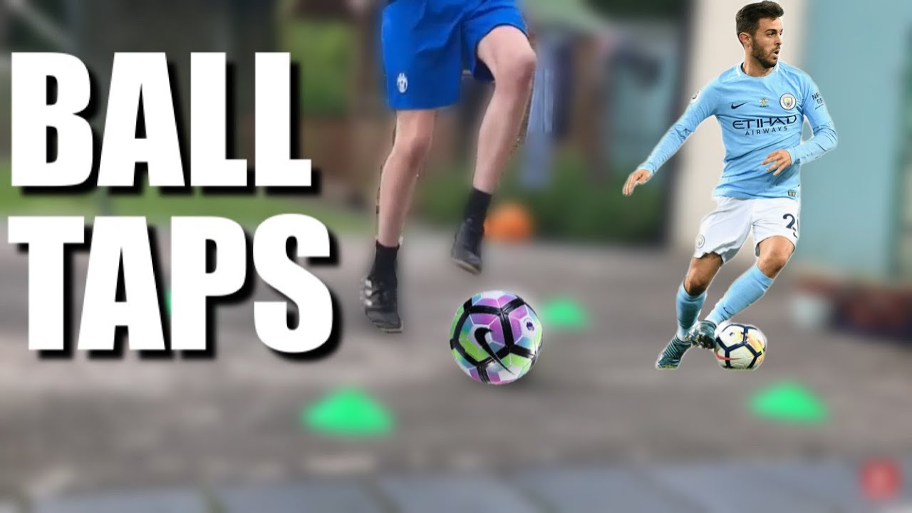 How to do Ball Taps Soccer/Football Drills Tutorial YouTube