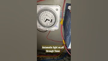 Automatic light on,off through timer#electricaltechnician #electric #electricaldepartment #short #