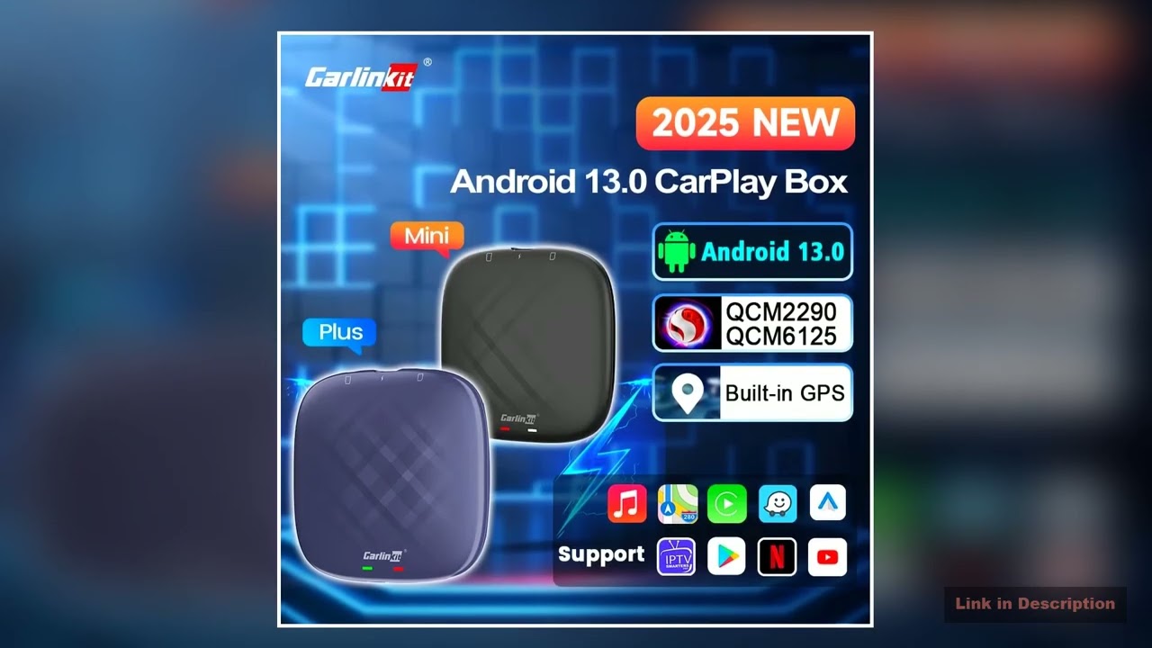 Carlinkit 5 CarPlay Mini Ai Box Wireless CarPlay Wireless Android Auto For Audi Mazda Toyota For