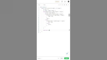 LeetCode 167. Two Sum II - Input Array Is Sorted Short