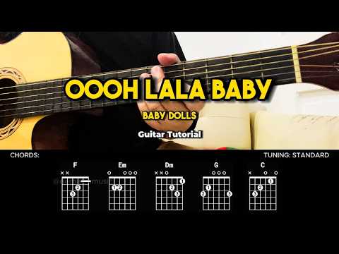 Oooh Lala Baby - Baby Dolls | Easy Guitar Tutorial For Beginners (CHORDS & LYRICS) #guitarlesson