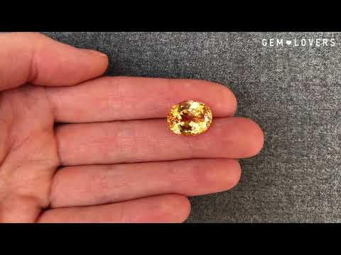 Натуральный камень  золотистый топаз 12.07 карат
