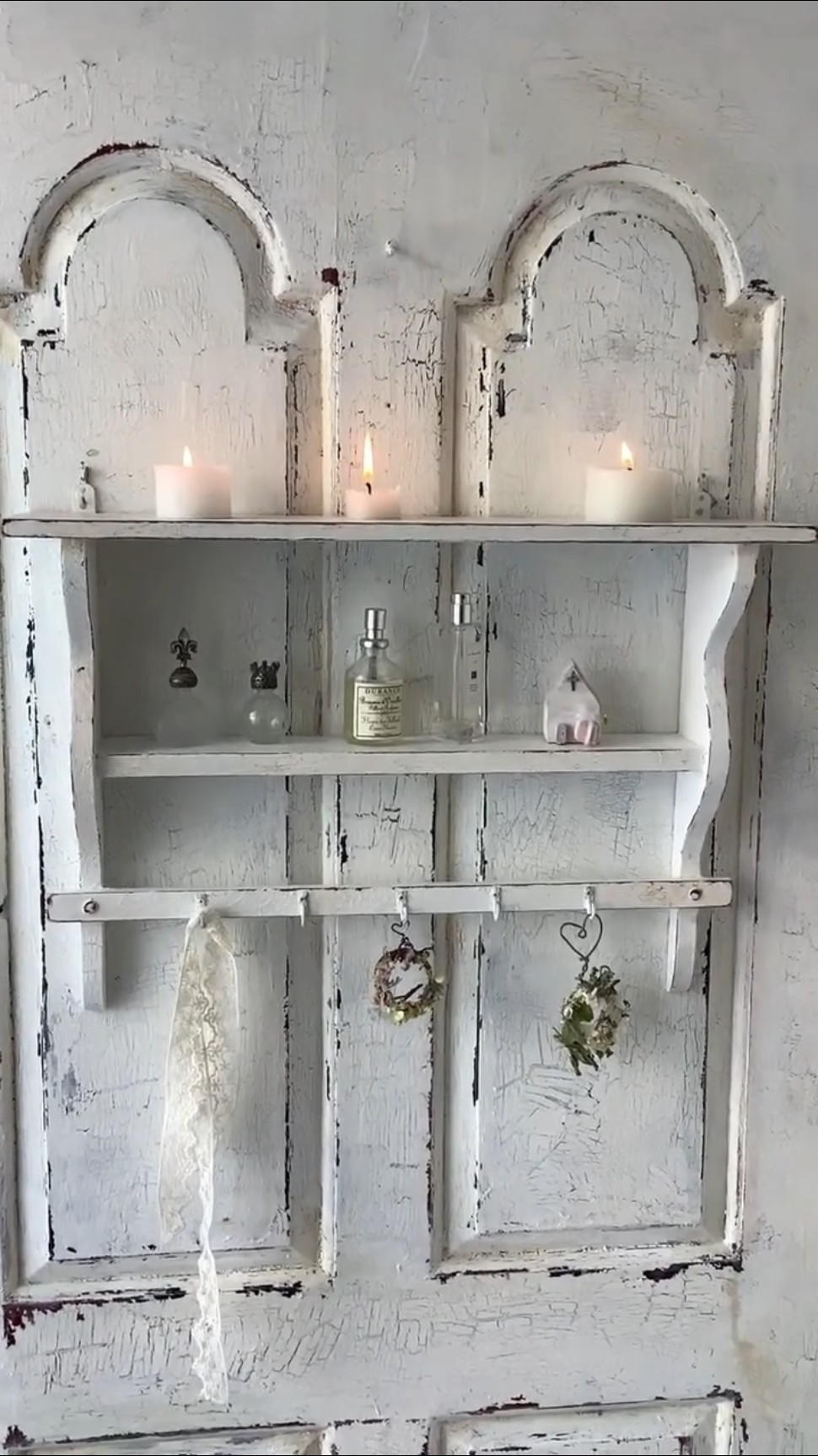 ウォールシェルフ#7】 #シャビーシック #フレンチカントリー #ウォール