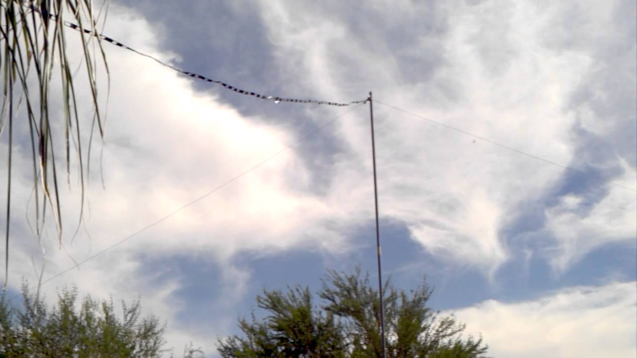 N2QOJ's Doublet Antenna is Installed YouTube