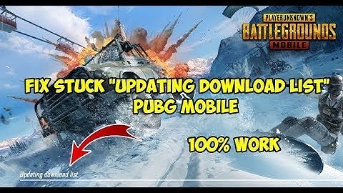 How To Fix Updating Download List Error/Glitche In PUBG MOBILE | 100% Working | Error Solved | Being