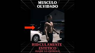 musculo muy estetico olvidado #fitness #motivacion #gym #aesthetic #workout #workoutmotivation