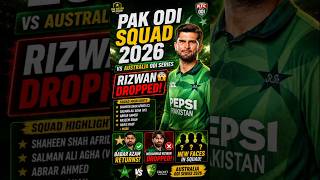 Babar Azam Returns & Rizwan Dropped 😳 Pakistan Squad #cricket #pakistancricket #babarazam #viral