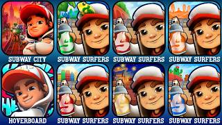 Subway Surfers: SUBWAY CITY, RIO, CLASSIC, BARCELONA, HOVERBOARD, COPENHAGEN, BRAWL STARS. screenshot 4