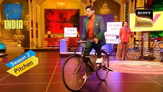 Turning a Cycle Into A Bike - 6 Crore लोगो के लिए 1 Founder Vision l Shark Tank India S2 l Pitches screenshot 4