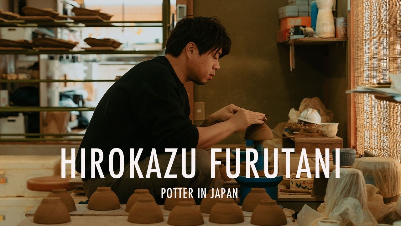 A Japanese ceramic artist who creates beautiful vessels with a