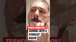 Shaving with a Straight Razor | TRANSFORMATION | BRV MEN #shaving
