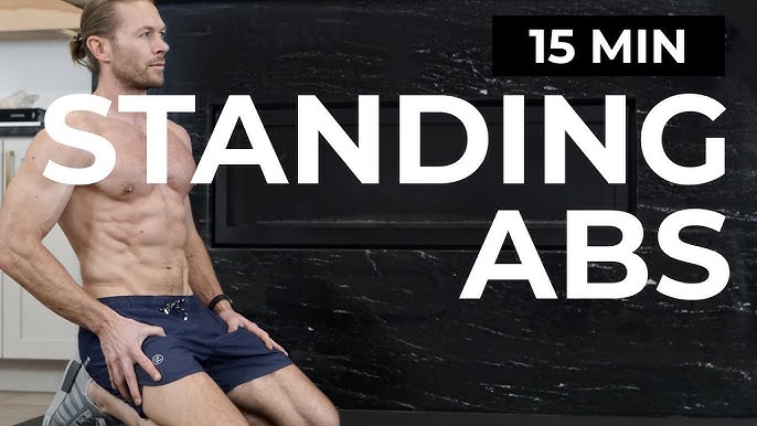 15 MIN STANDING ABS WORKOUT - With Weights - Six Pack At Home