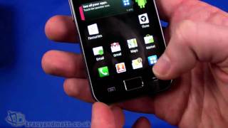 Samsung Galaxy Ace unboxing video screenshot 3