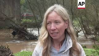 Residents return home to flooding damage