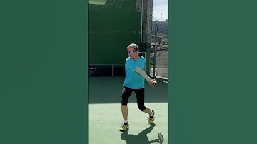 swing path for your one-handed topspin backhand #tennis #tennisracket
