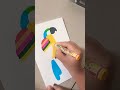 parrot drawing in just 5 minutes #shorts
