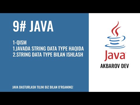 Video: Java-da append () nima?