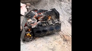 How to Repair & Fix Cracked Engine Block of Massey Tractor #shorts_video #viral