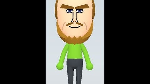 Nintendo CPU Wii/Switch Mii Character: Ian Mii