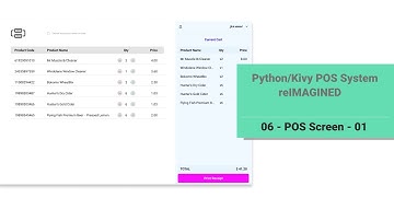 Python/Kivy POS System v2: 06 - POS Screen 01
