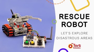 Rescue Robot with Arduino, 3D Printed and Lego-Compatible Parts