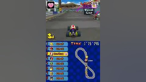 Mario Kart DS Pre-alpha Replica: Improved Lap Sign Textures