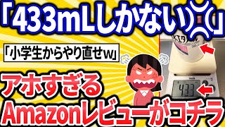「内容量500mLなのに433mLしか入ってません」← 最近のAmazonレビューが酷すぎる【2ch面白いスレ】【ゆっくり解説】