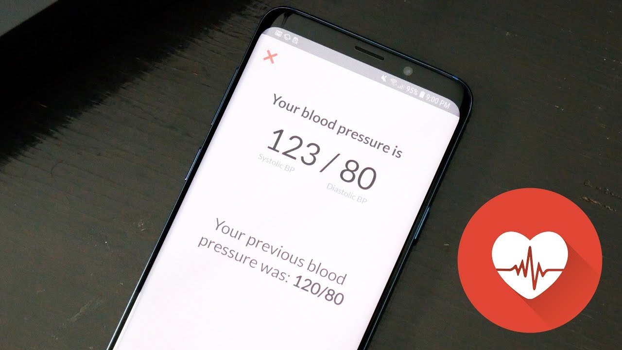 samsung galaxy blood pressure app