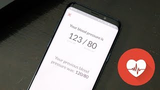 How To Check Your Blood Pressure on the Samsung Galaxy S9