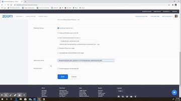 Setting Alternative Host in Zoom