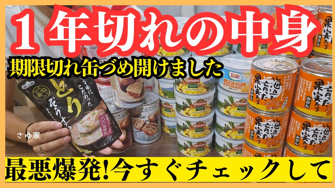 【大後悔】好きな物でもNO試食でまとめ買いは過酷!賞味期限切れ備蓄8品を食べて発覚 #備蓄 #非常食