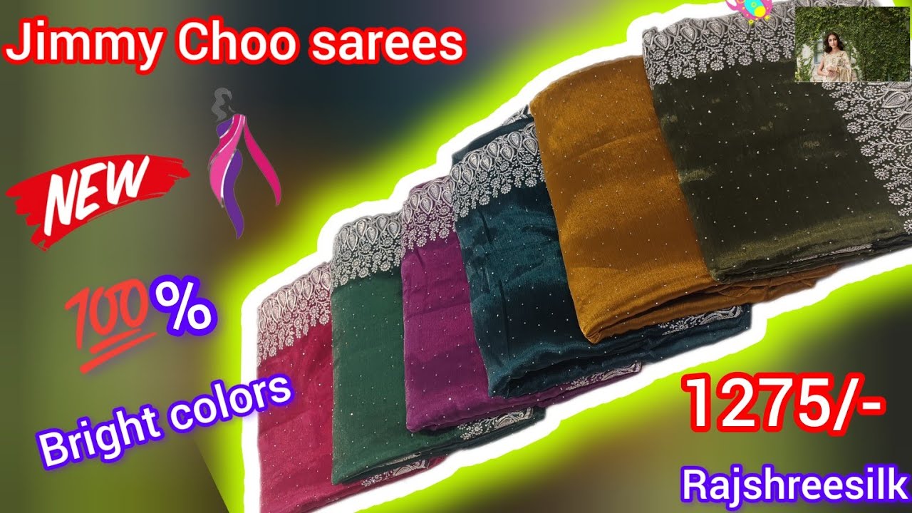 Jimmy Choo sarees||chickpet wholesale #video #viralvideo #wholesale