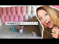 DIY I PAINTED MY COUCH! Yes, REALLY!!! | Laci Jane